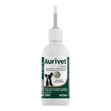 Solução Otológica Aurivet Clean 50ml