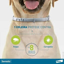 Coleira Antipulgas Seresto Cães Acima de 8kg - 8 meses de proteção Único