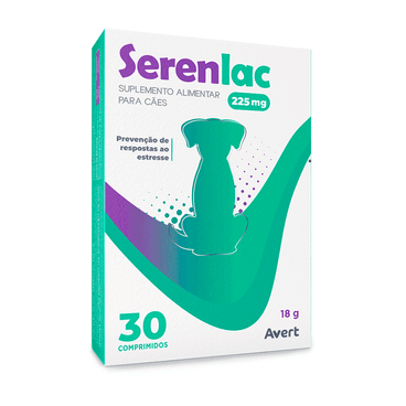 Serenlac 225mg Suplemento Alimentar Avert 30 comprimidos