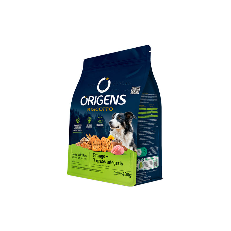 Biscoito Origens para Cães Adultos Sabor Frango