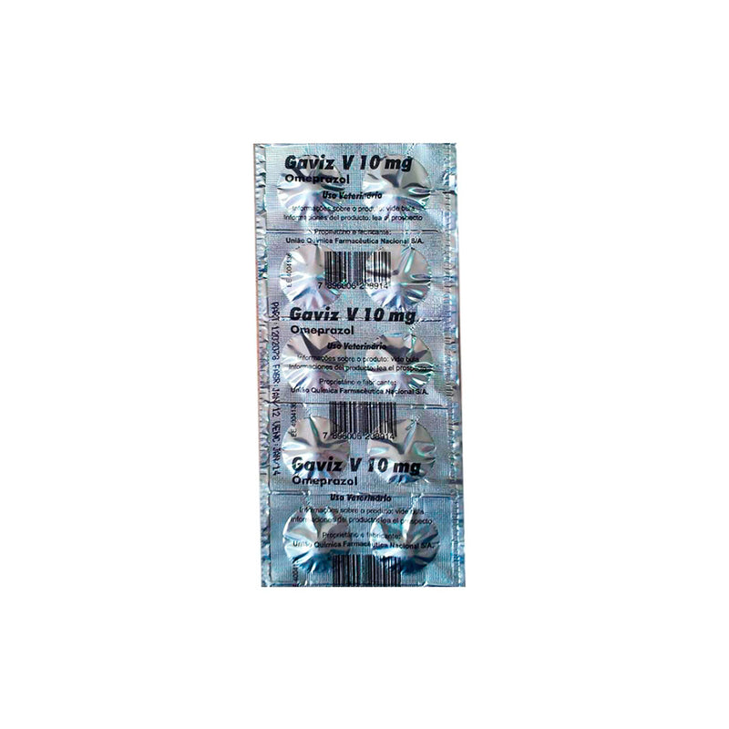Gaviz V Omeprazol 10mg Strip com 10 Comprimidos - 01 blister