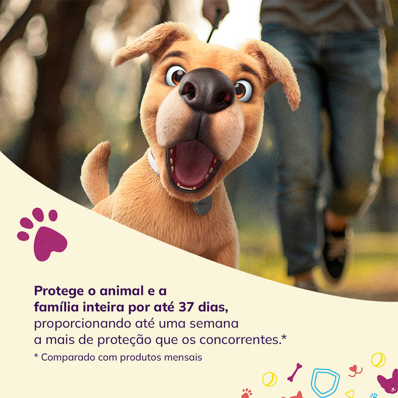 Antiparasitário MSD Defenza 560mg para Cães de 40 a 56 kg