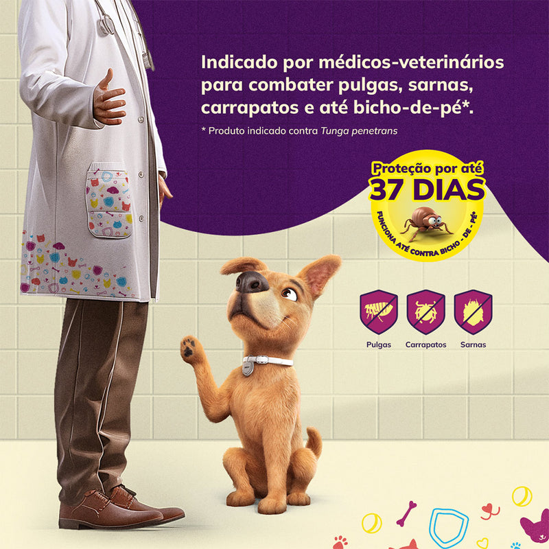 Antiparasitário MSD Defenza 560mg para Cães de 40 a 56 kg