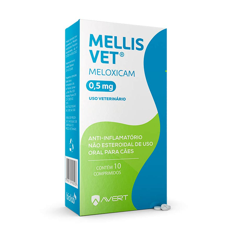 Anti-inflamatório Avert Mellis Vet para Cães 0,5mg