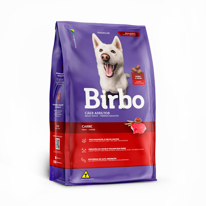 Ração Birbo para Cães Adultos de Médio e Grande Porte Sabor Carne 15kg