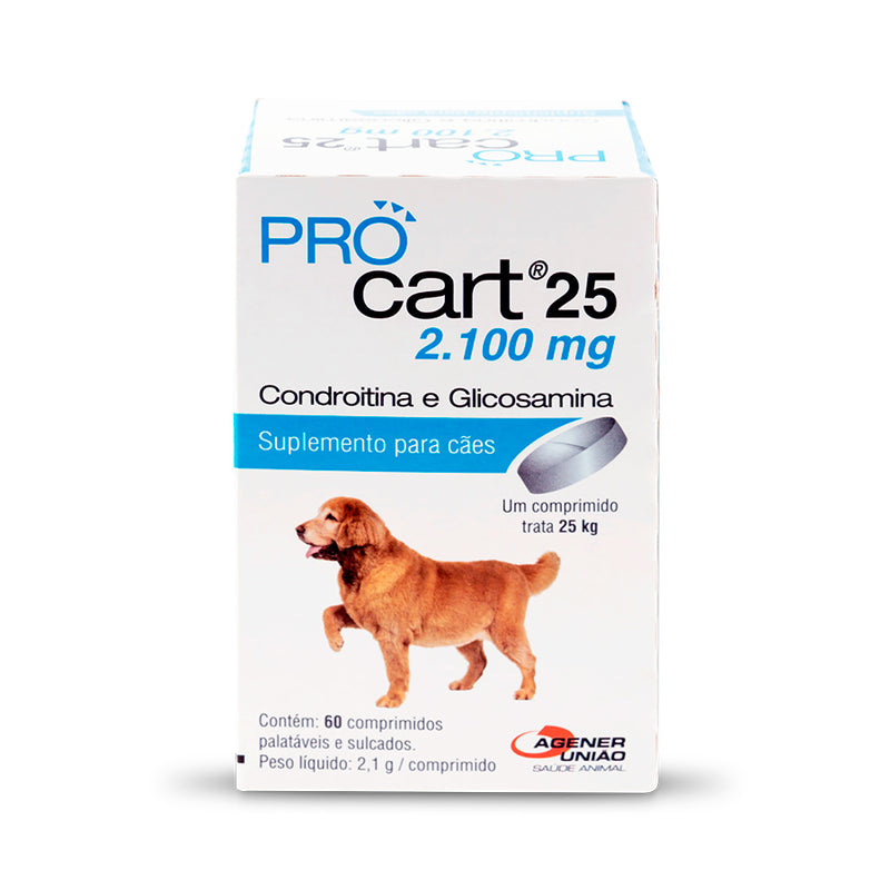 ProCart 25 Agener União 60 Comprimidos