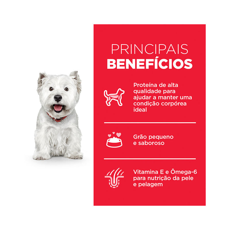 Ração Hill's Science Diet para Cães de Pele Sensível Pedaços Pequenos 1,8Kg