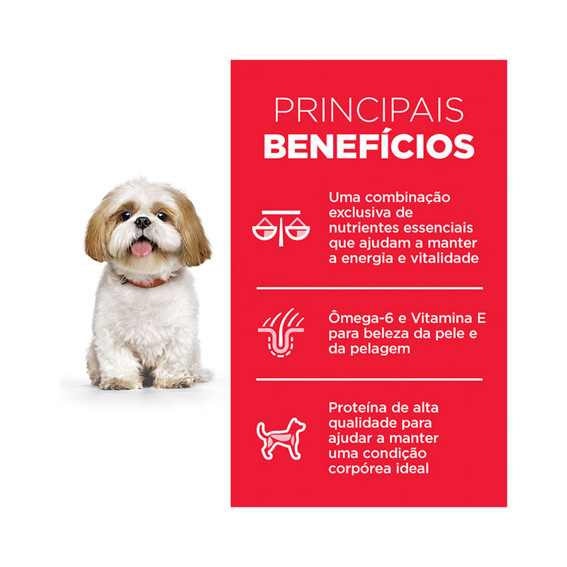 Ração Hill's Science Diet para Cães Adultos 7+ Pedaços Pequenos 7kg