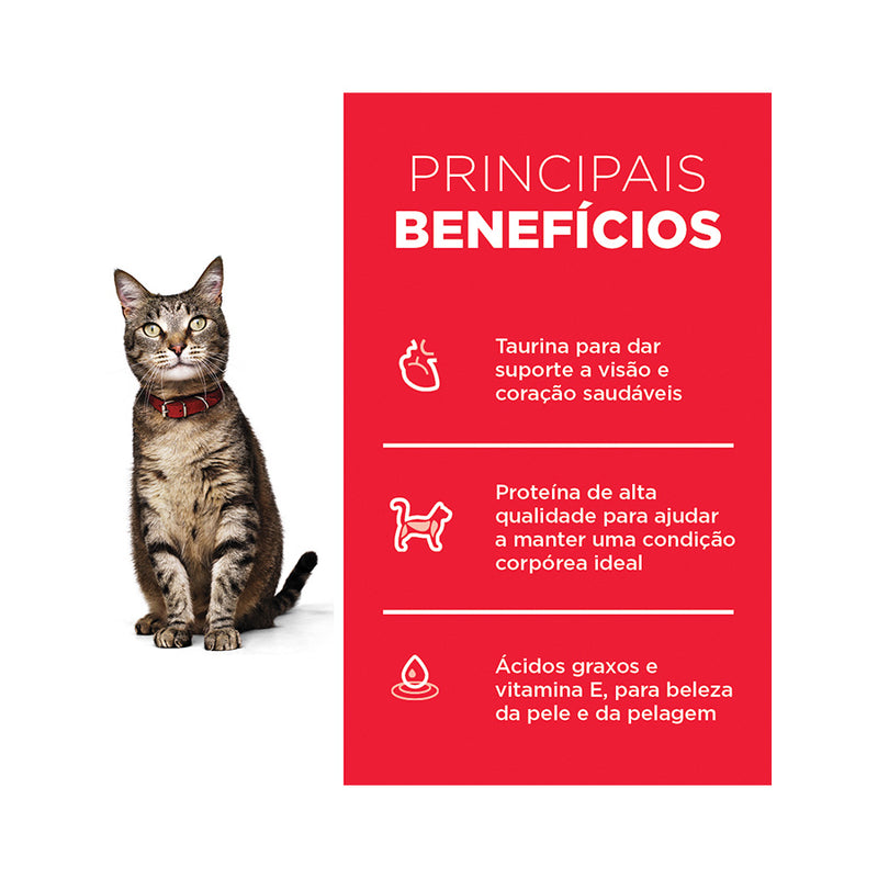 Ração Hill's Science Diet para Gatos Adultos 1-6 Sabor Frango