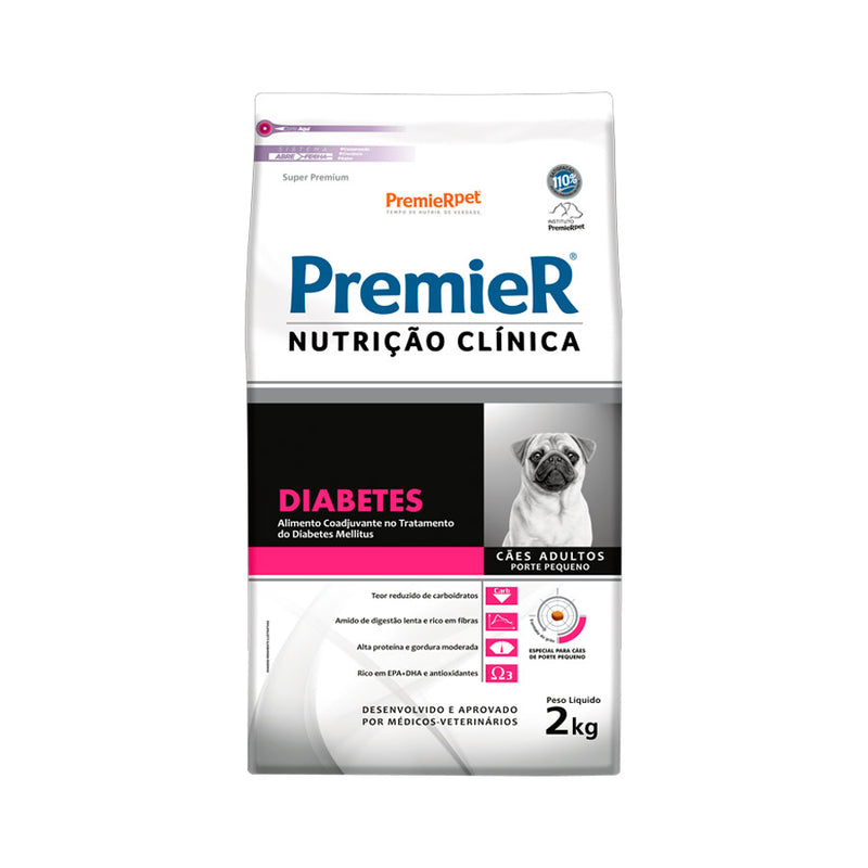 Ração Premier Diabetes para Cães Raças Pequenas 2Kg