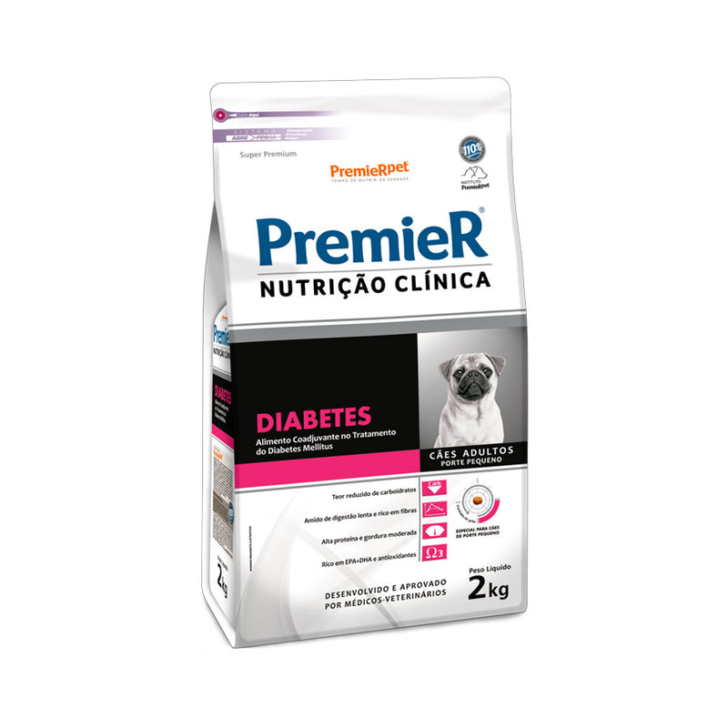 Ração Premier Diabetes para Cães Raças Pequenas 2Kg