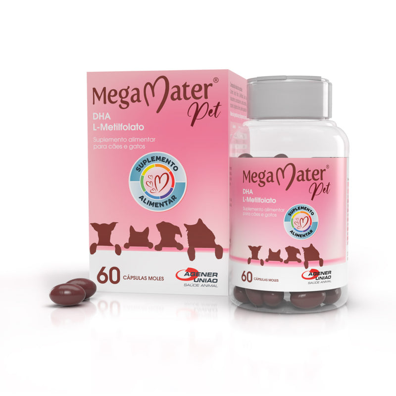 Suplemento Agener União Mega Mater para Cães 60 Cápsulas