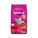 Ração Whiskas para Gatos Adultos Sabor Carne 10,1kg
