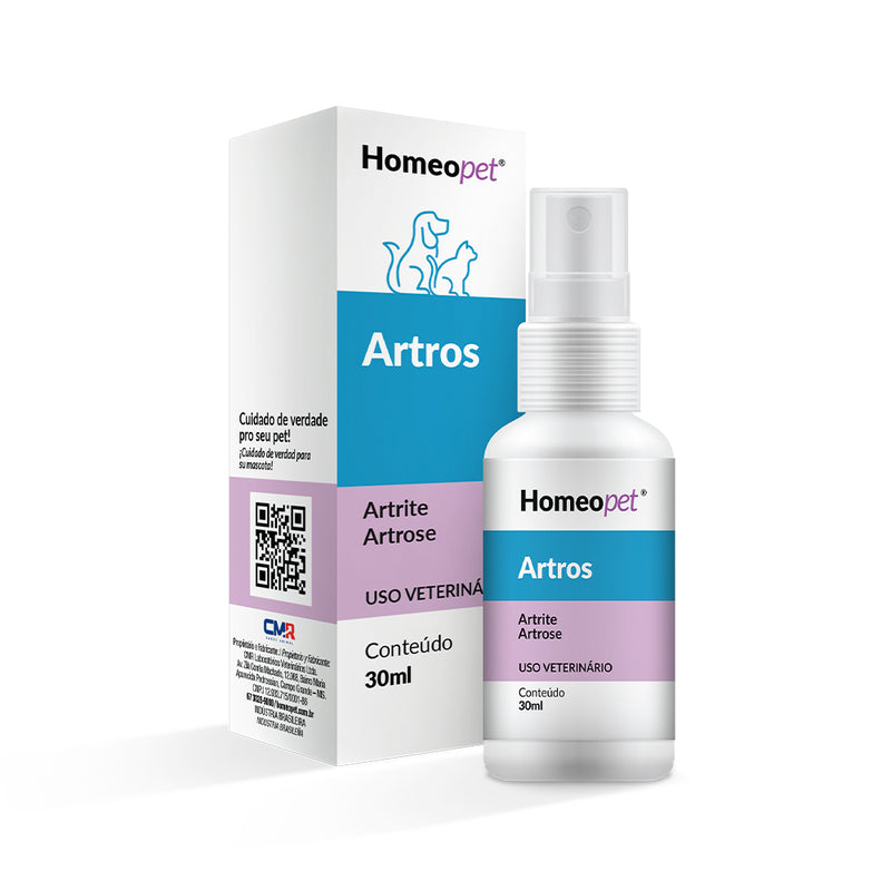 Sistema de Terapia Homeopet para Cães e Gatos Artrose 30ml