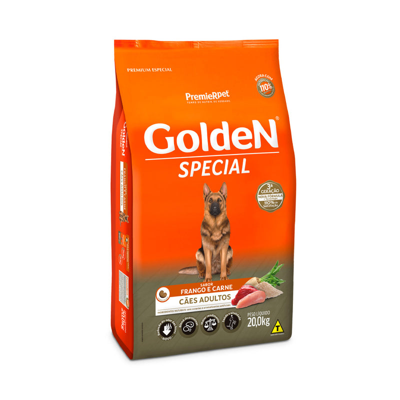 Ração Golden Special para Cães Adultos Sabor Frango e Carne 15 e 20kg