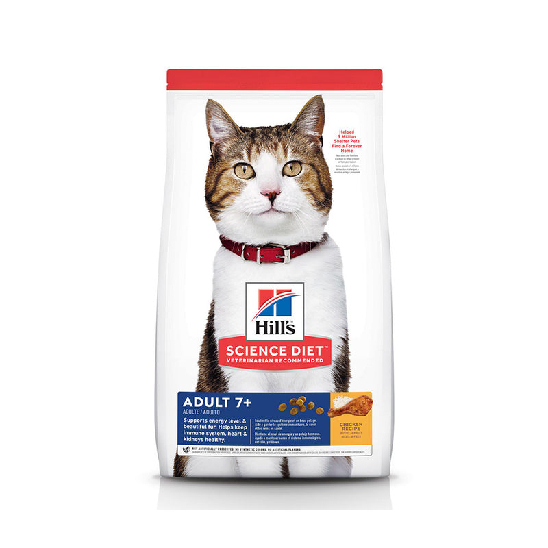 Ração Seca Hill's Science Diet para Gatos Adultos 7+