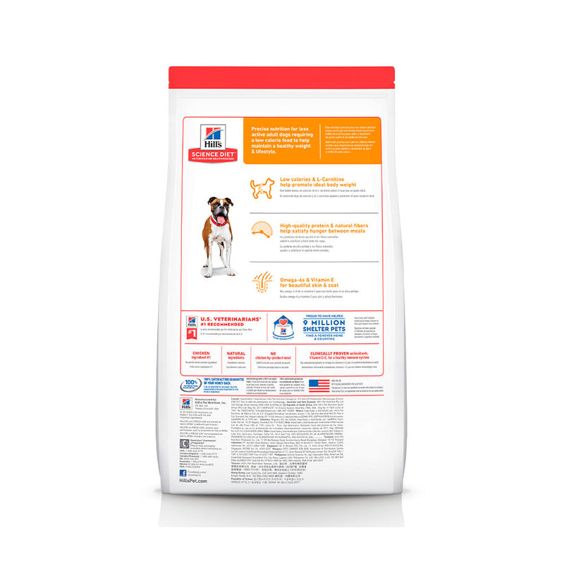 Ração Hill's Science Diet para Cães Adultos Light 6,8kg