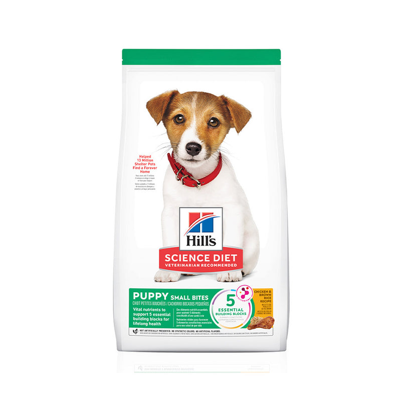 Ração Hill's Science Diet para Cães Filhotes Pedaços Pequenos 2.4kg