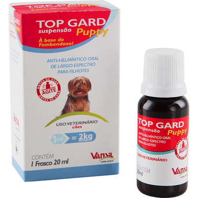 Anti-Helmíntico Vansil Top Gard Puppy 20ml