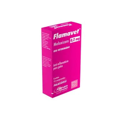 Anti-inflamatório Flamavet 10cp 0,2mg