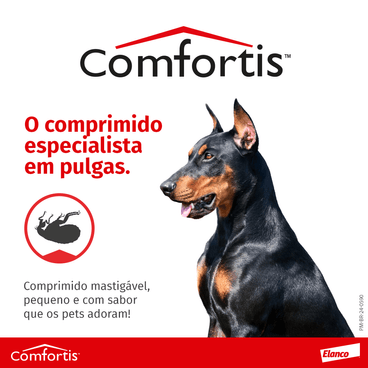 Antipulgas Comfortis 810 mg Cães de 18 a 27kg 1 comprimido