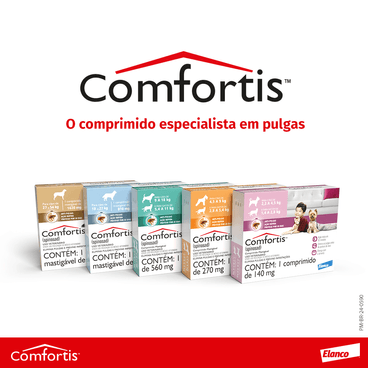 Antipulgas Comfortis 810 mg Cães de 18 a 27kg 1 comprimido