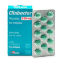 Clinbacter 150mg Antimicrobiano para Cães e Gatos 14 comprimidos