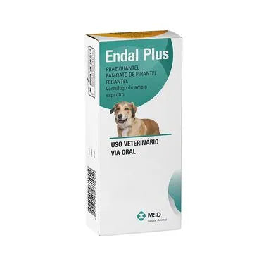 Vermífugo Endal Plus para Cães 4 comprimidos