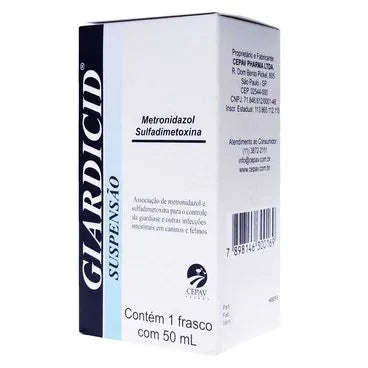 Giardicid Suspensão para Cães e Gatos 50ml
