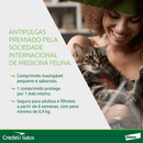 Antipulgas Credeli 48mg Gatos 2,1kg a 8kg 1 comprimido
