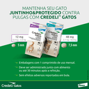 Antipulgas Credeli 48mg Gatos 2,1kg a 8kg 1 comprimido