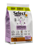 Ração Select by Monello para Gatos Adultos Castrados Sabor Peru, Batata Doce e Maçã