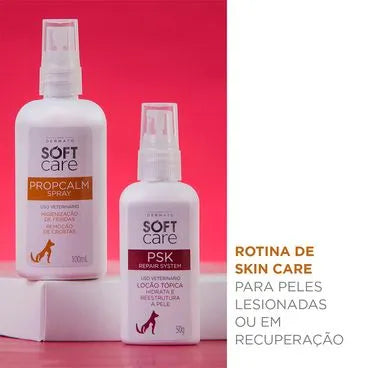 Higienizador de Feridas Antisséptico Natural Propcalm Spray Soft Care 100ml